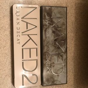 Urban Decay Naked 2 and Naked Smoky Palettes